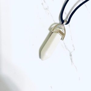 White Marble Choker